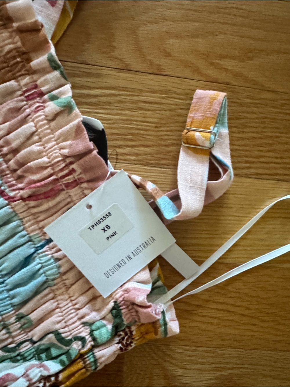 Paper heart two piece maxi shirt and Smocked topTropical sundress nwt xs - Picture 7 of 7